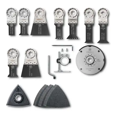 Set d'accessoires Second oeuvre bois, Montage SLM Fein