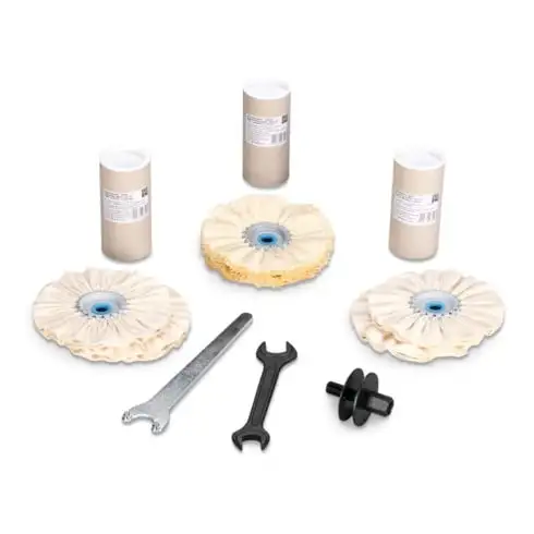 Set de polissage surfaces planes, tubes et profilés Fein