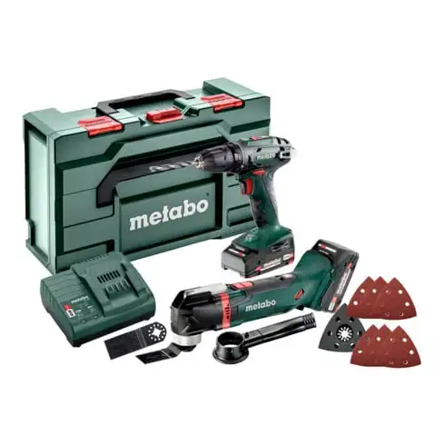 Set sans fil Combo Set 2.6.1 18 V metabo, BS 18 + MT 18 LTX, Coffret