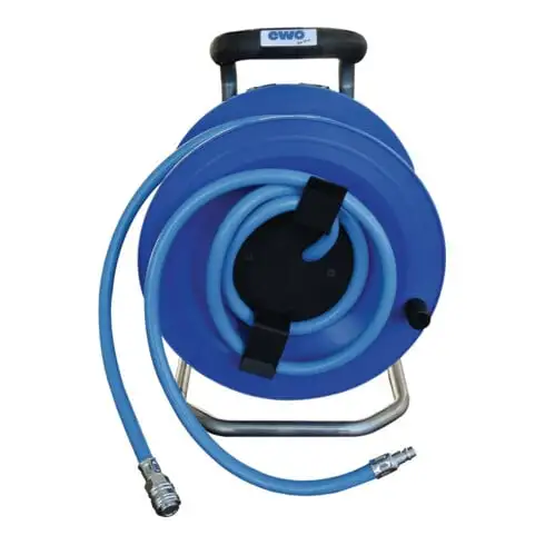 Tambour de câble à air comprimé D. int. 9 mm L. 20 m EWO