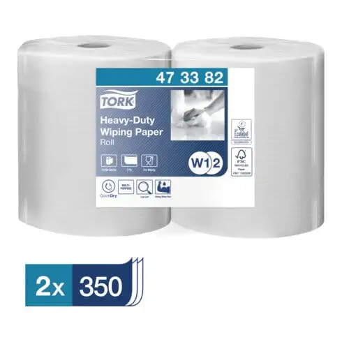 TORK Serviettes en papier multi-usages ultra-résistantes 2 pièces, Type : RW