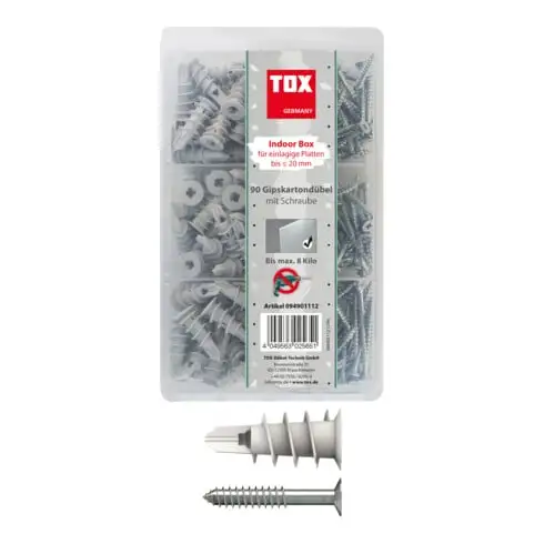 TOX Cheville pour carton plâtre - assortiment Indoor Box 180 tlg.