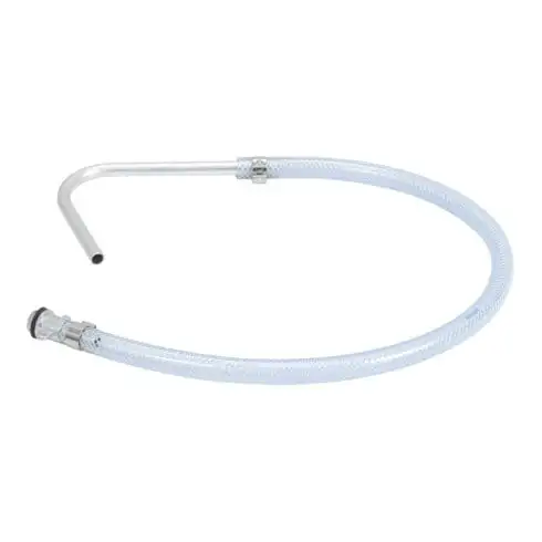 Tuyau en PVC avec tube d'évacuation coudé