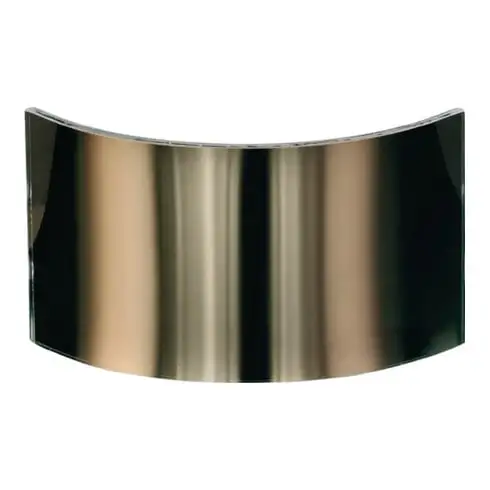 Visière grand angle doré vaporisé, p. 40 00 382 040 verre feuilleté 100 x 220 mm