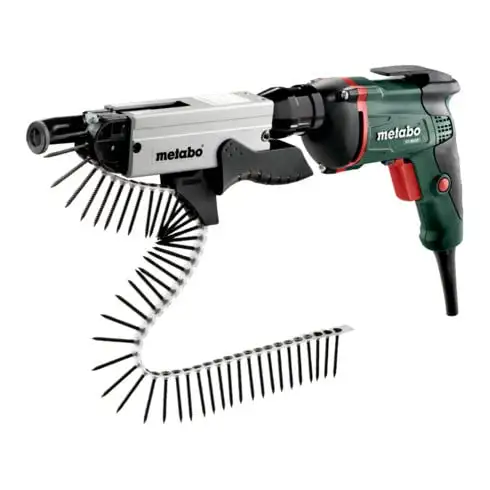 Visseuse pour cloisons sèches SE 4000 + chargeur à vis SM 5-55 metabo, Coffret