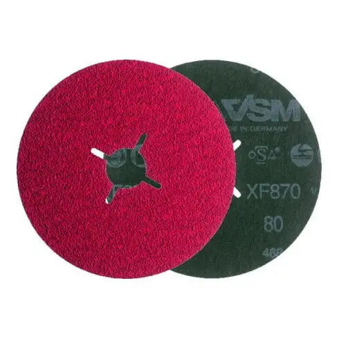 VSM Disque fibre XF 870 (CER), ⌀ 180 mm, Grain : 36