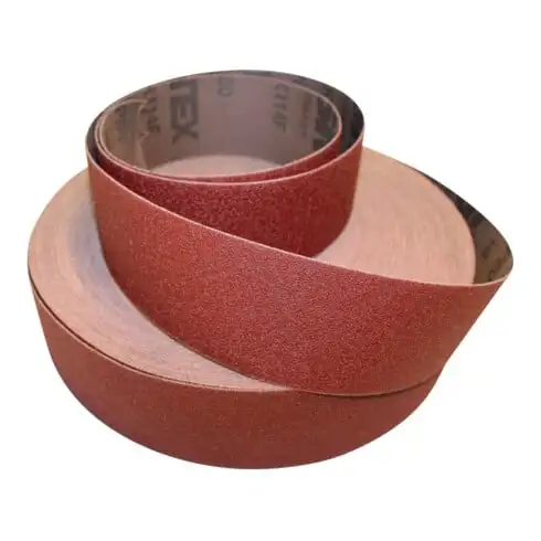 VSM Rouleau en tissu abrasif (A) brun KK 114 F, 115 mm x 50 m, Grain : 100