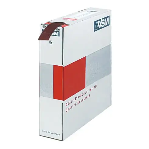 VSM Rouleau en tissu abrasif (A) brun KK 114 F, 40 mm x 50 m, Grain : 80