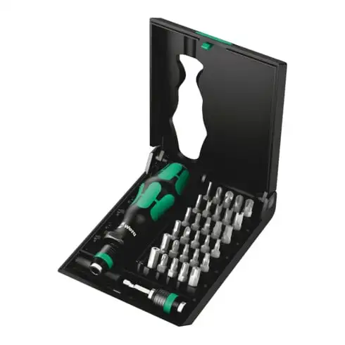 WERA Jeu d’embouts avec manche universel 32 pièces S